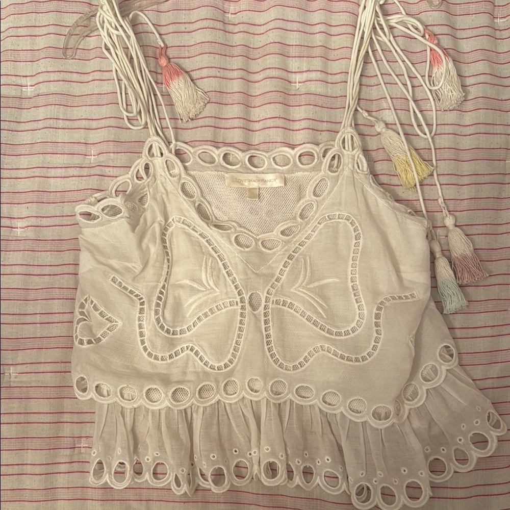 Elegant White Lace Women Top - Picture 1 of 2